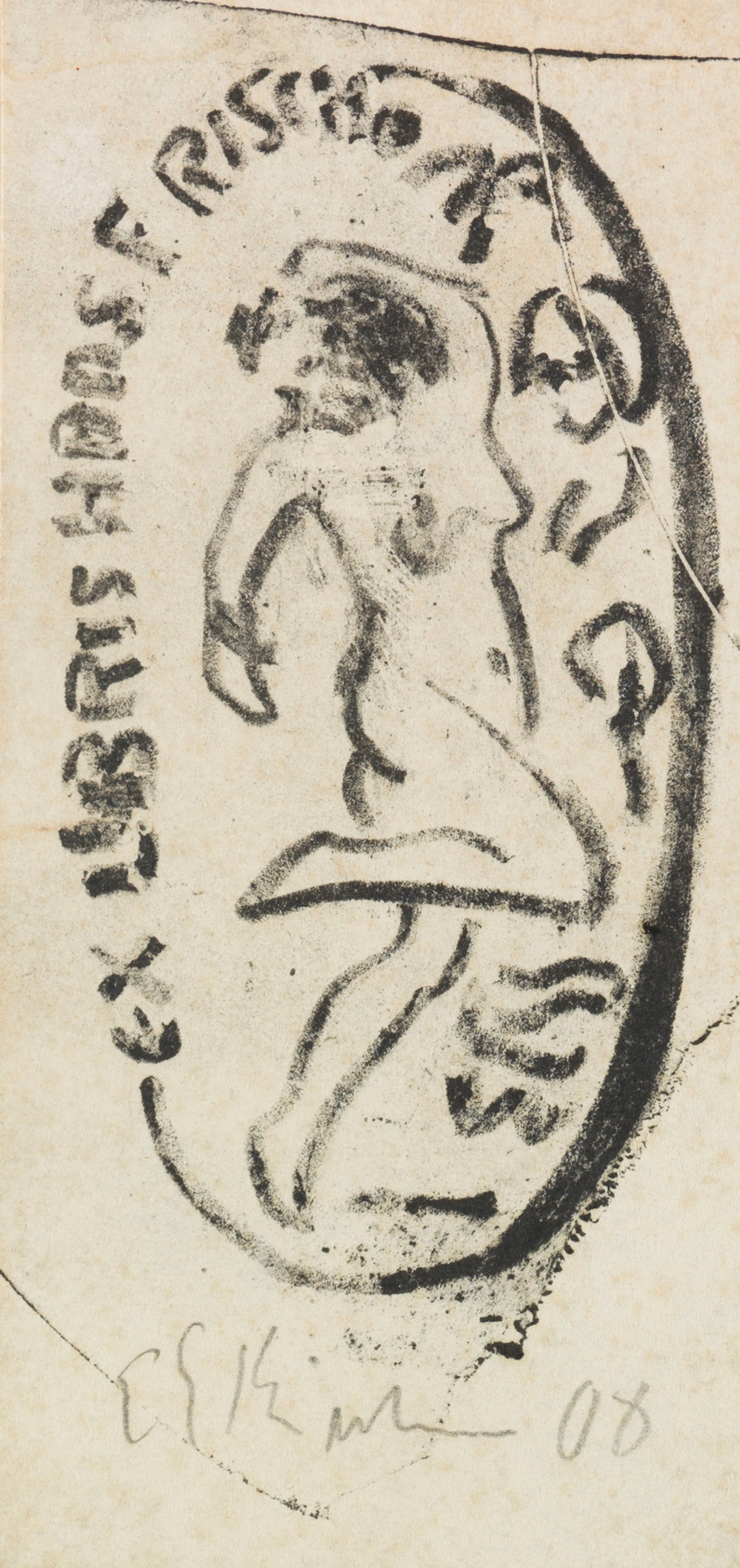 Exlibris; Hans Frisch (1908)