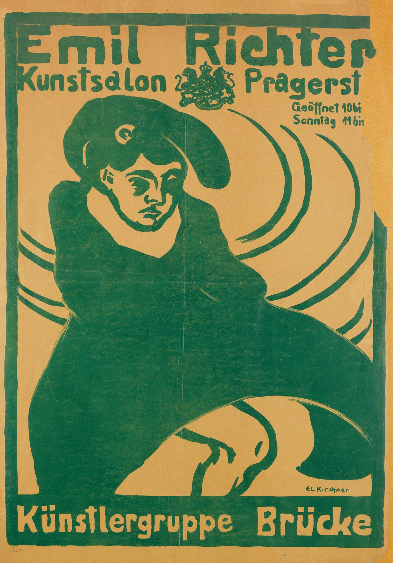 Plakat Emil Richter – Künstlergruppe ‘Brücke’ (1907)