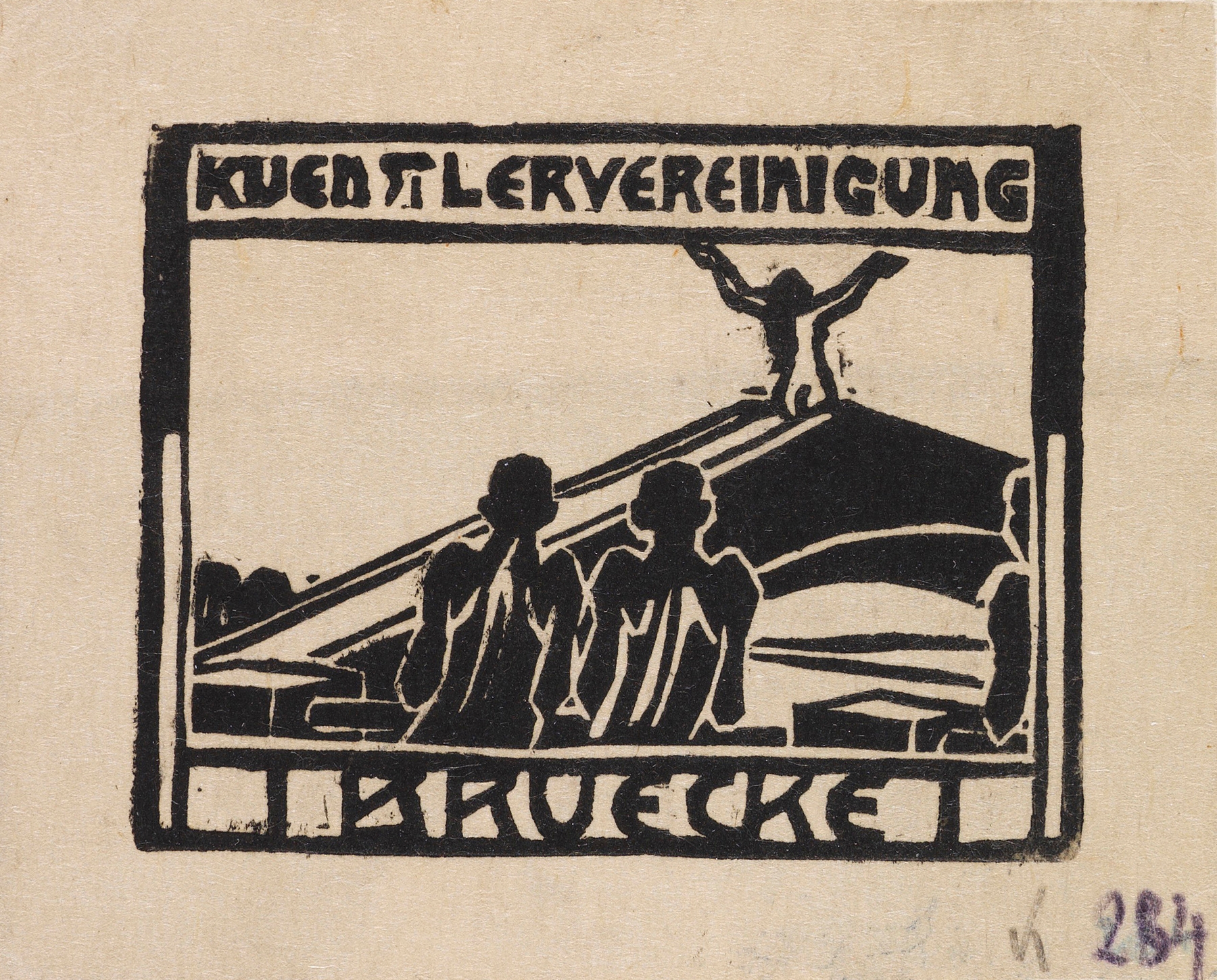 Signet der Künstlervereinigung Brücke (1905)
