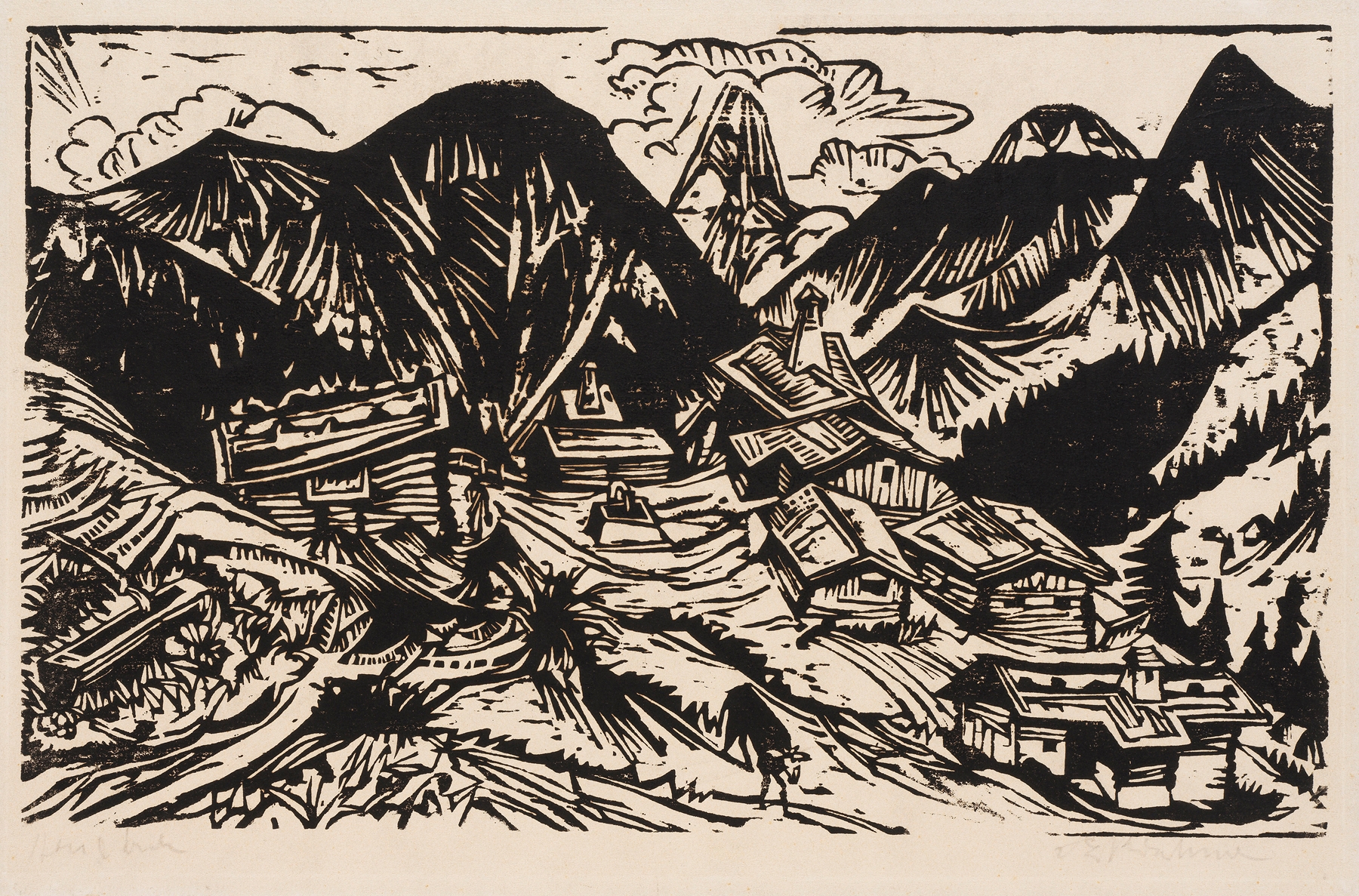 Stafelalp mit Tinzenhorn (1917)