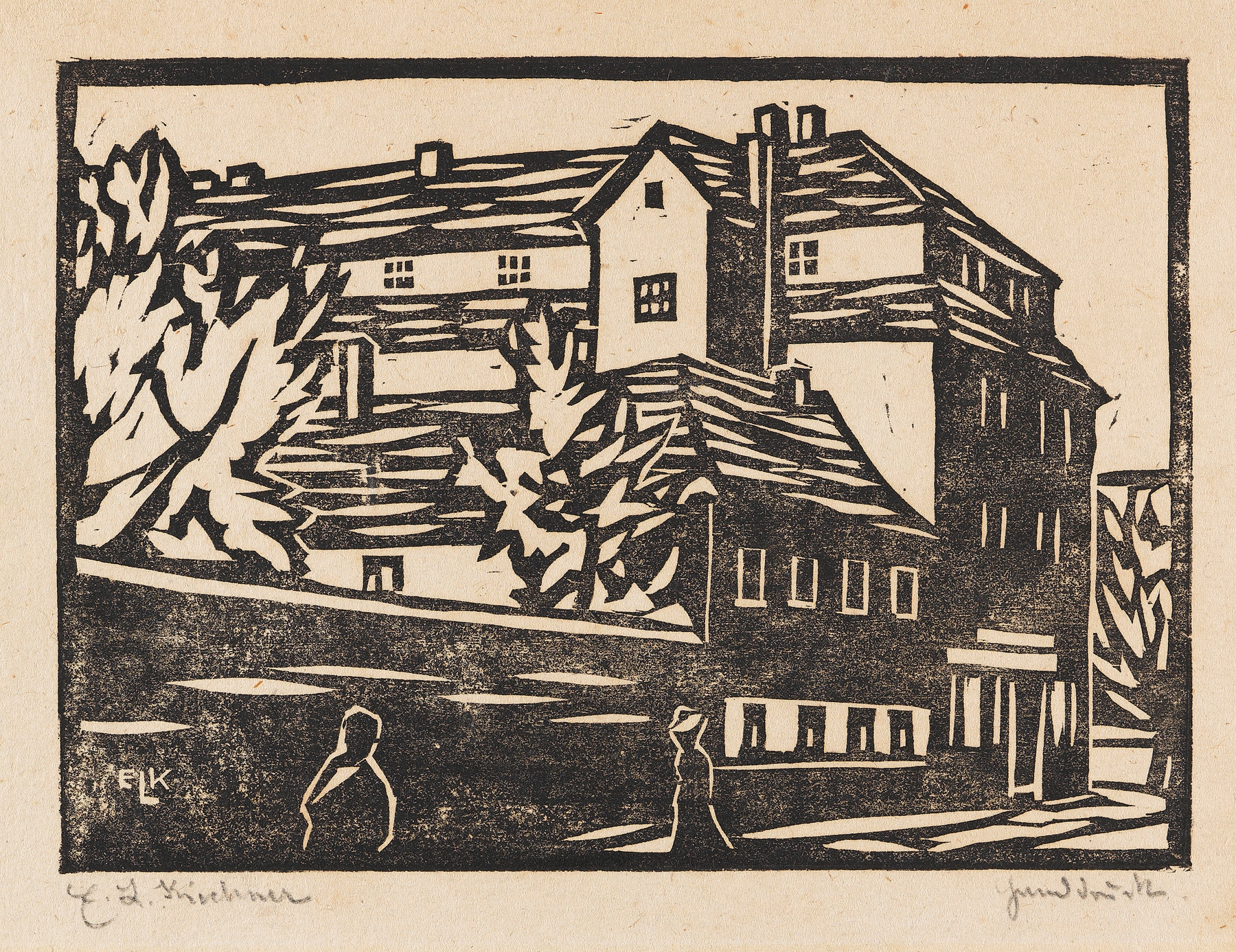 Straßenecke, Dresden (1905)