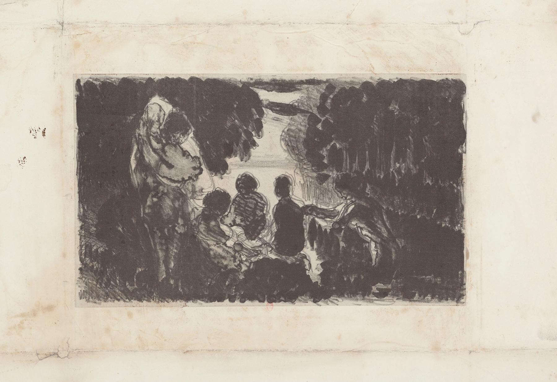 Baigneuses au bord d’un étang (1895)