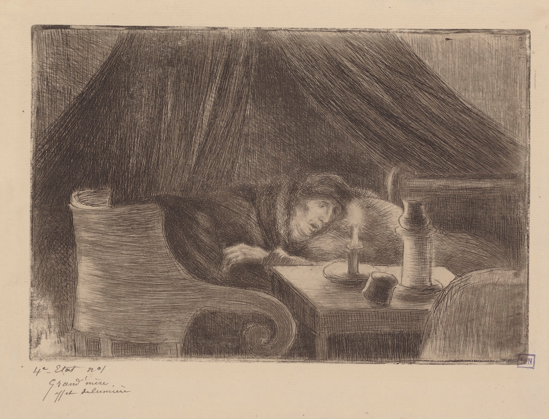 Grand’mère (effet de lumière) (1889)