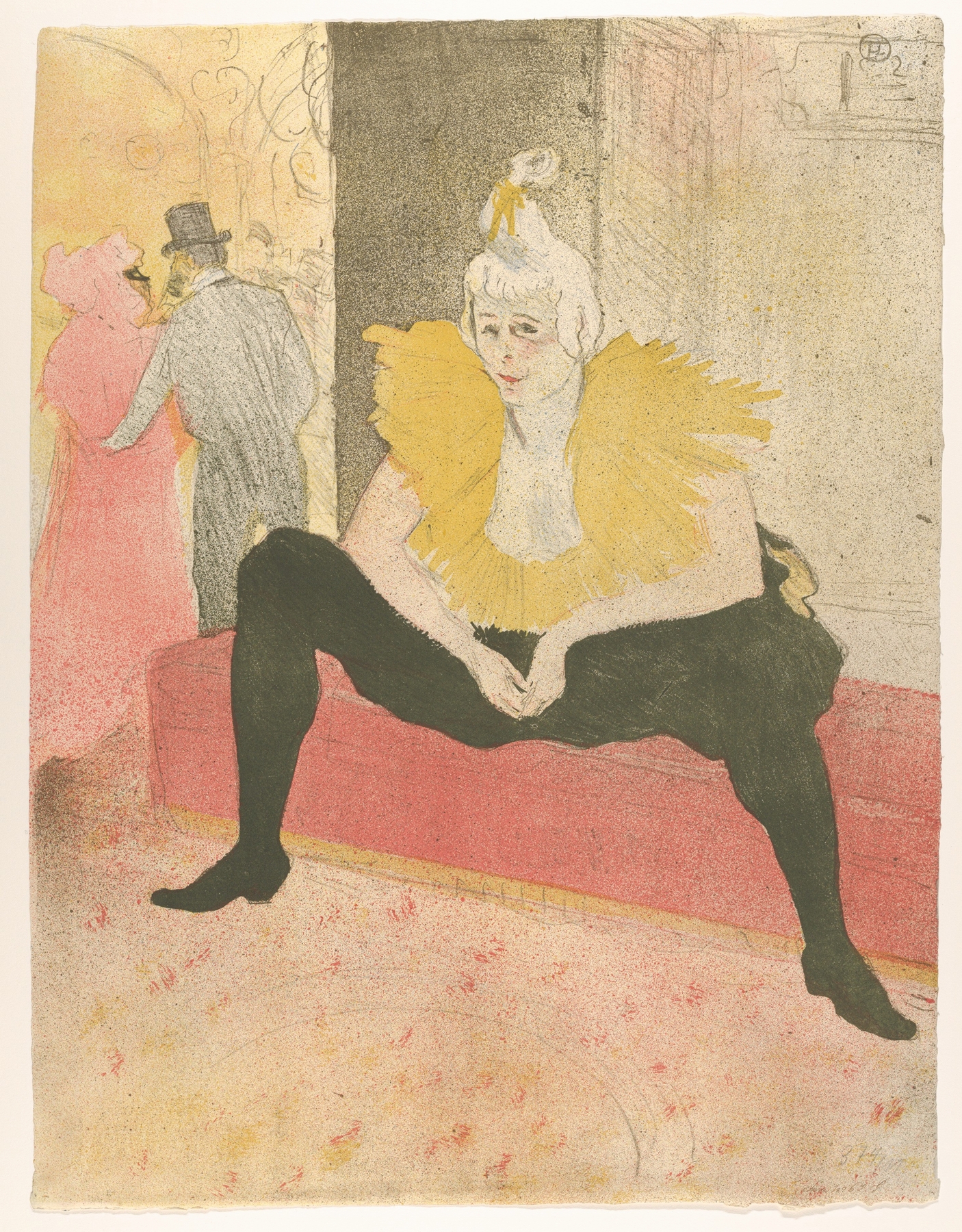 The Seated Clowness (Mademoiselle Cha-u-ka-o) (1896)