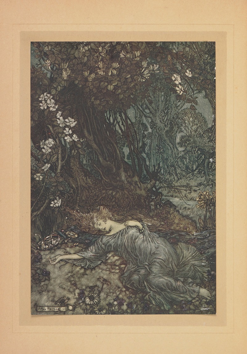 Titania endormie - Artvee