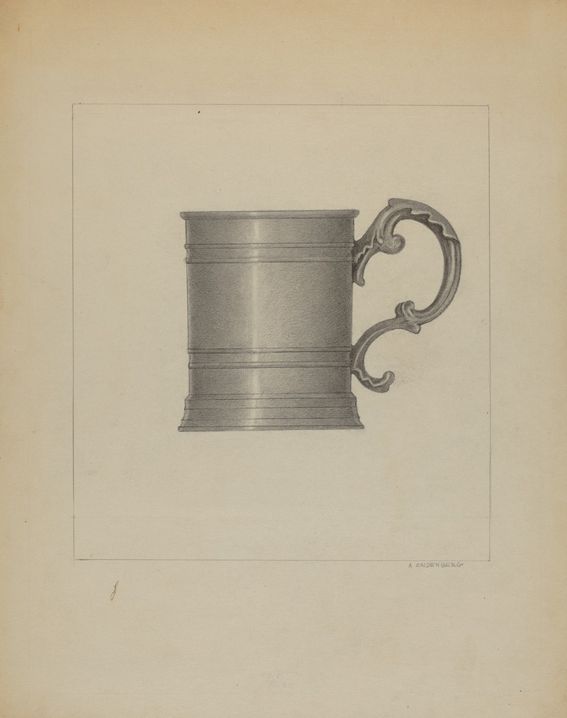 A. Zaidenberg - Pewter Mug