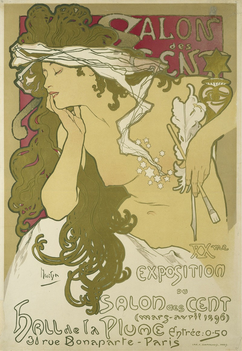 Alphonse Mucha - Salon des Cent, XXme Exposition du Salon des Cent