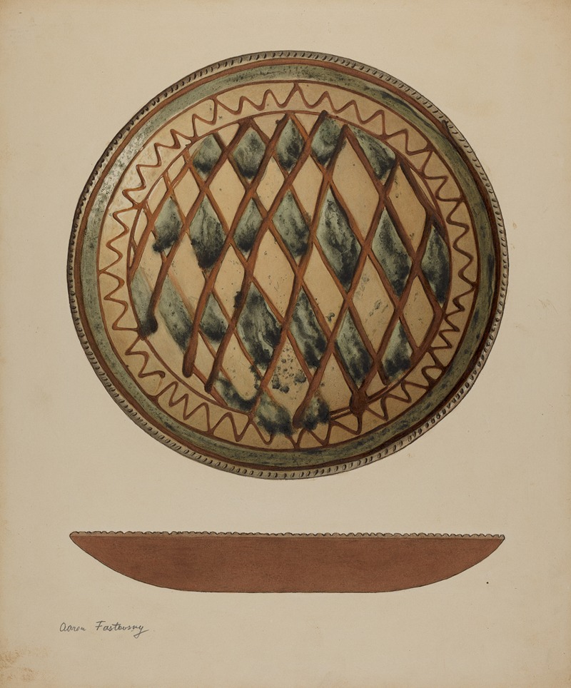 Aaron Fastovsky - Pa. German Plate