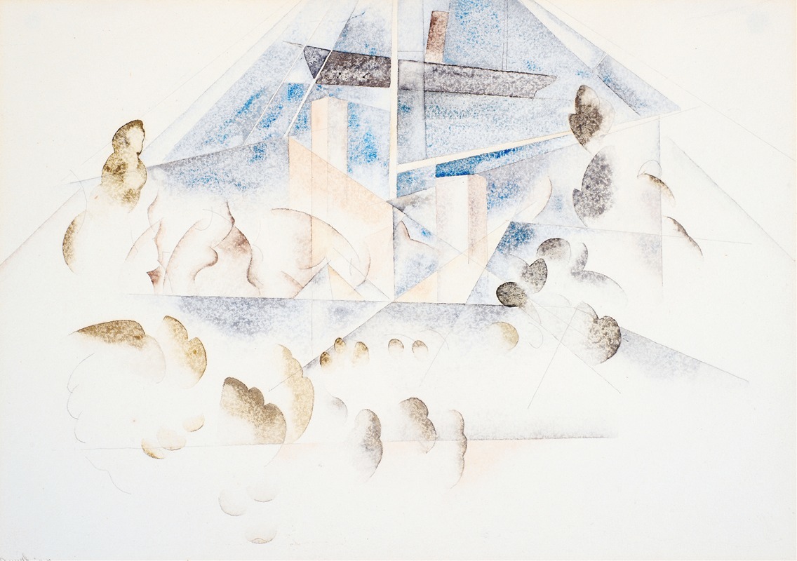 Charles Demuth - Bermuda, Masts and Foliage