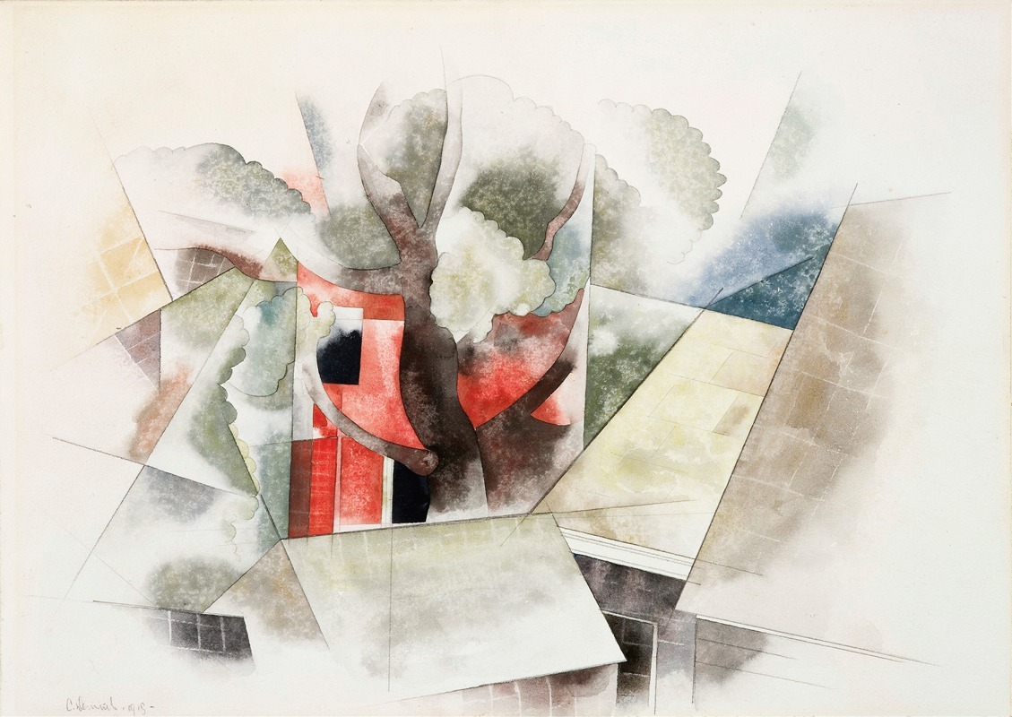 Charles Demuth - Rooftops and Fantasy