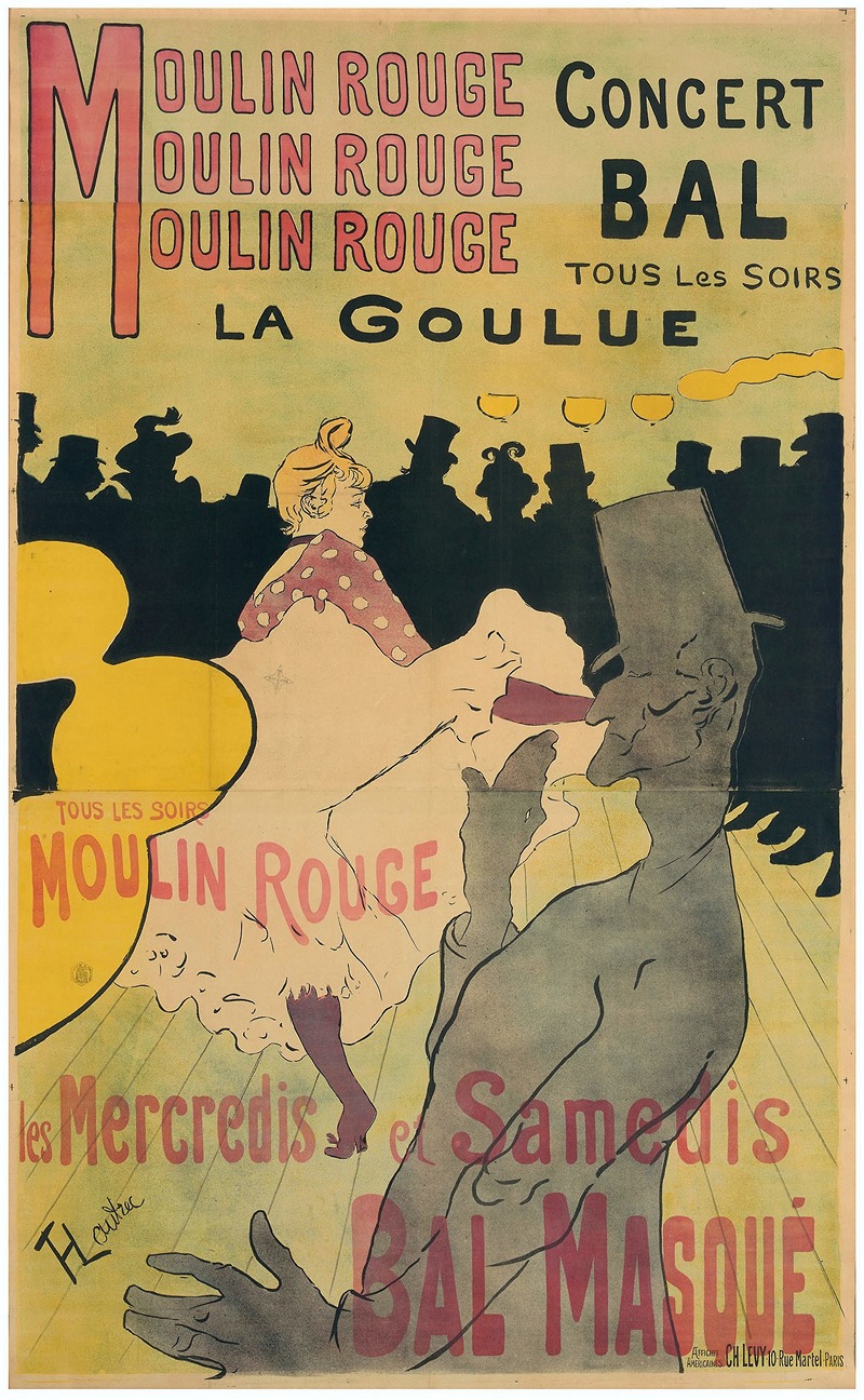 Henri de Toulouse-Lautrec - Moulin Rouge, La Goulue