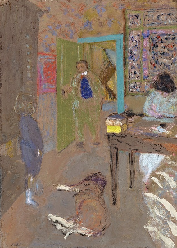 Édouard Vuillard - Interior at Saint-Jacut