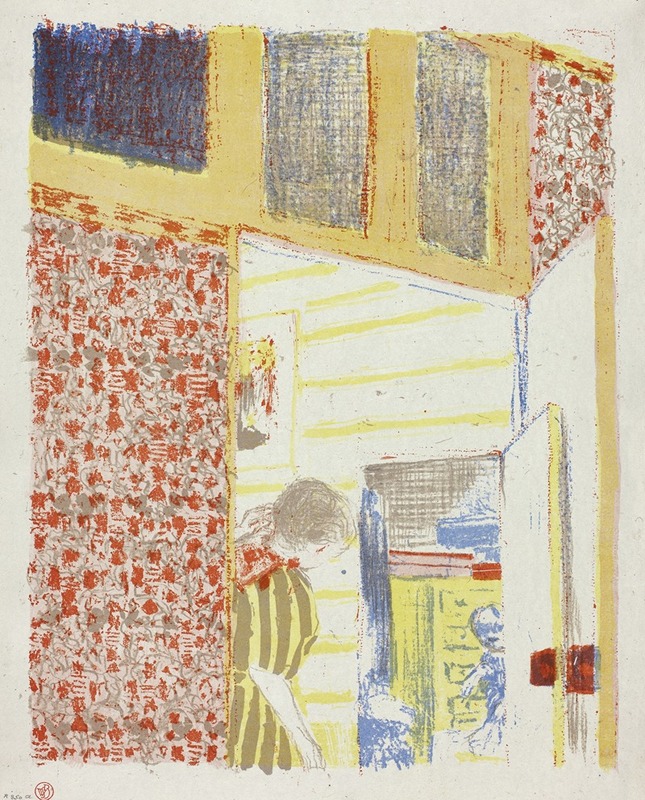 Édouard Vuillard - Interior with Pink Wallpaper III