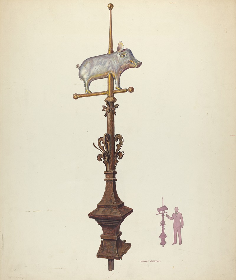 Adolph Opstad - Weather Vane Finial