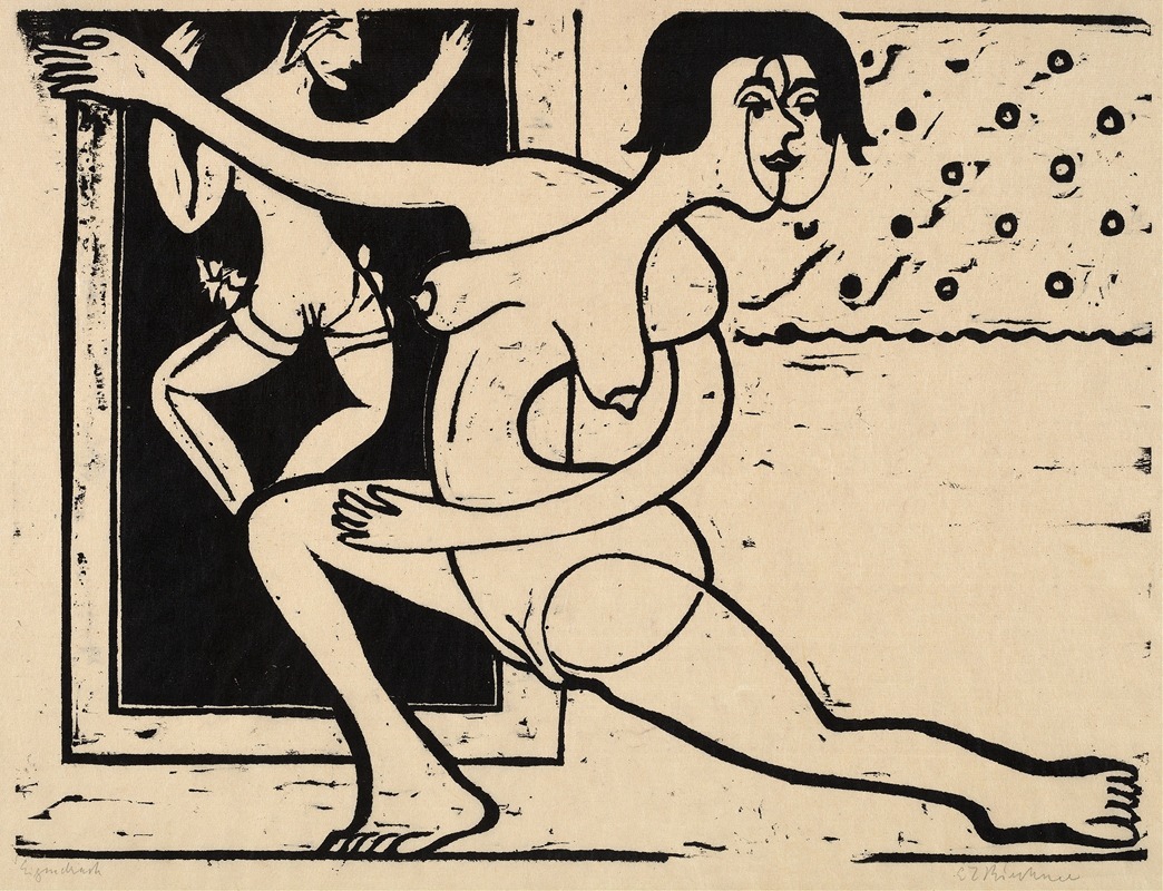 Ernst Ludwig Kirchner - Dancer Practicing