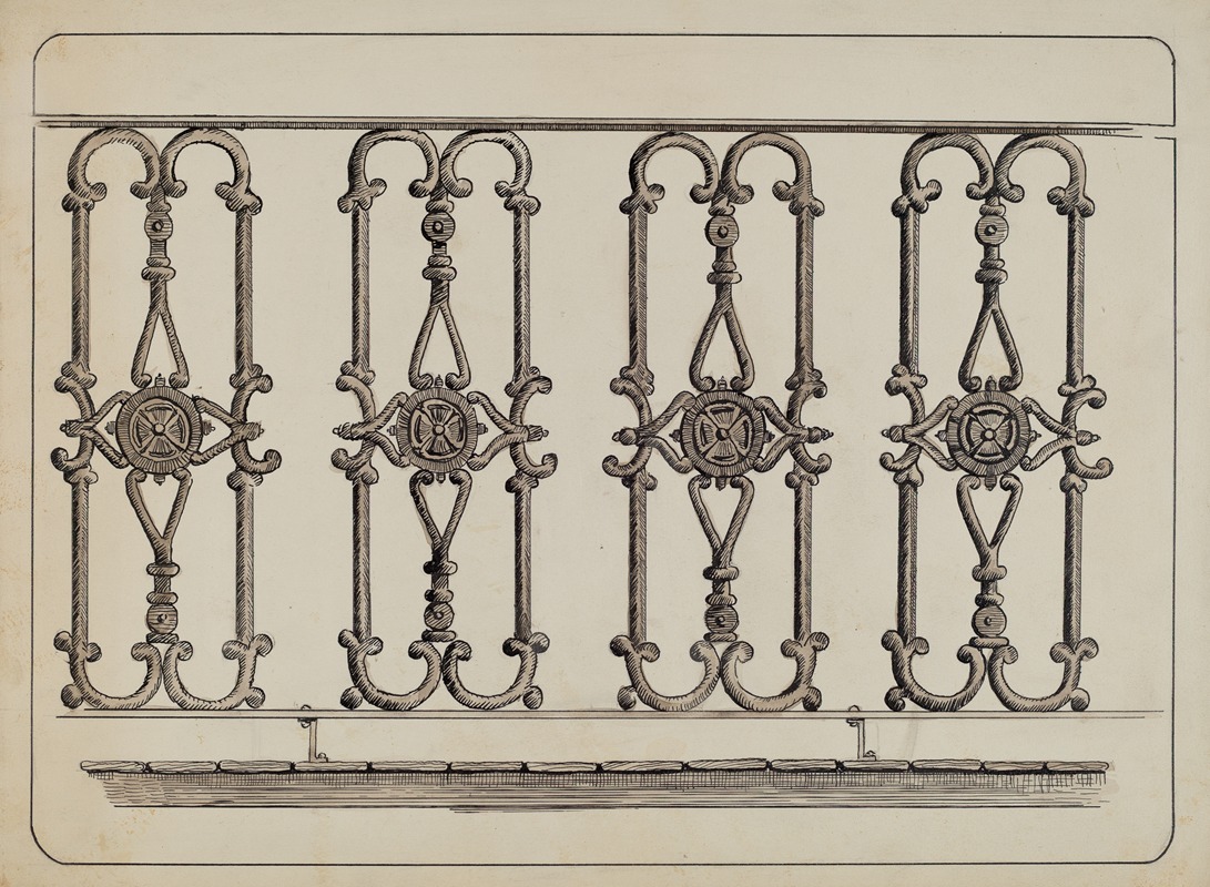 Al Curry - Cast Iron Balcony Rail