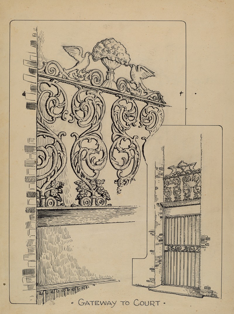 Al Curry - Iron Work on Doorway