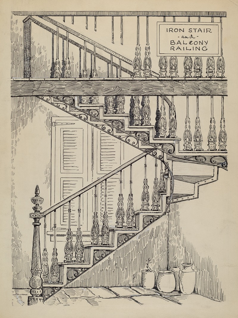 Al Curry - Iron Work on Stairway