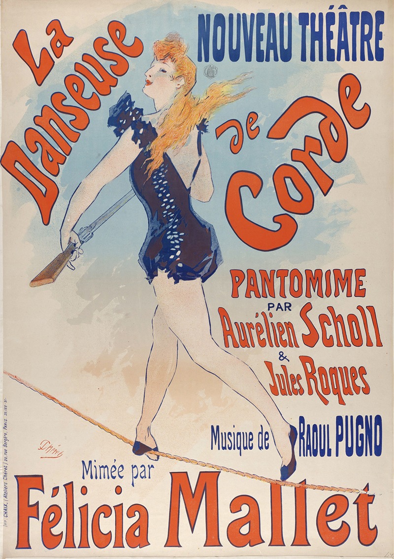 Jules Chéret - La danseuse de corde