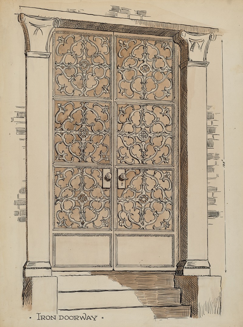 Al Curry - Wrought and Cast Iron Doorway