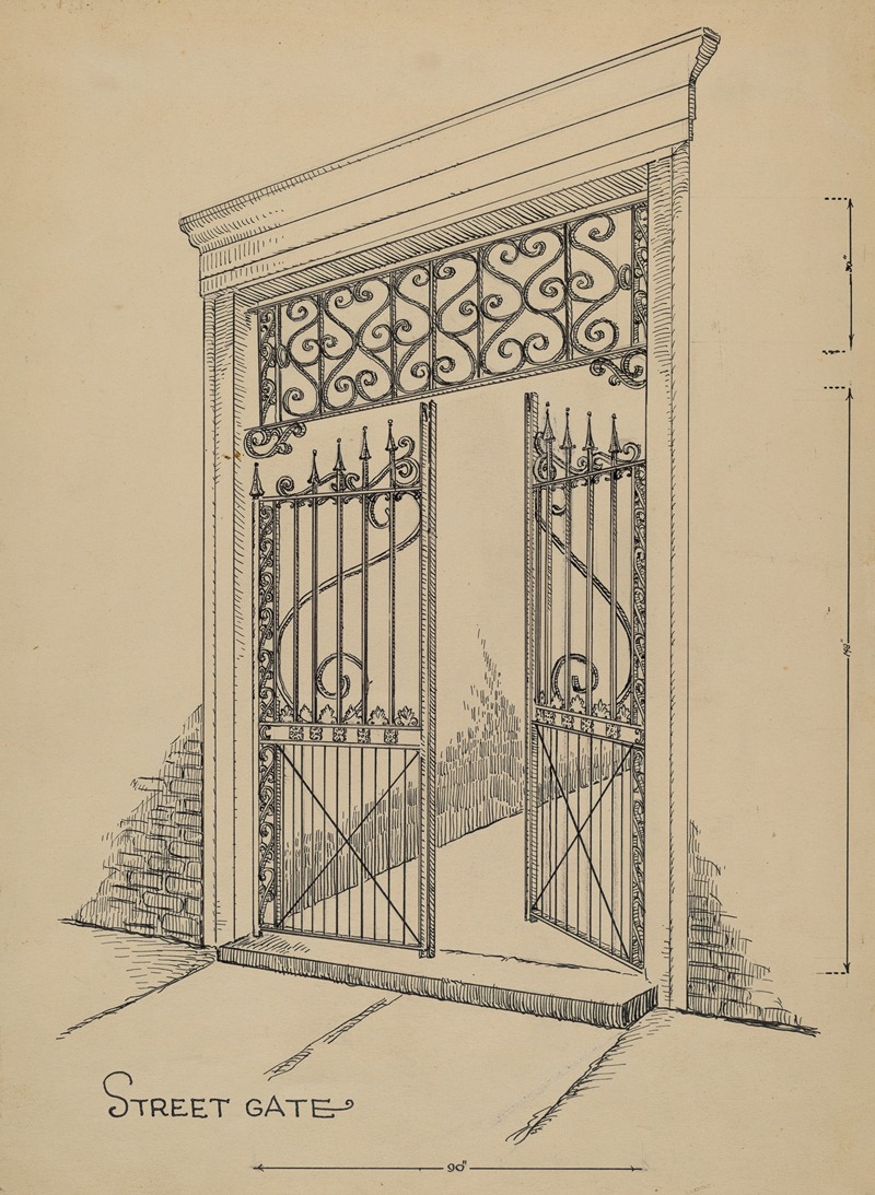 Al Curry - Wrought and Cast Iron Gate