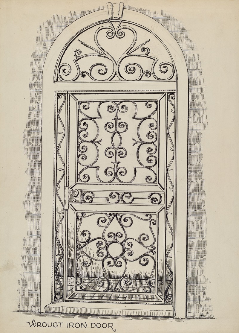 Al Curry - Wrought Iron Door