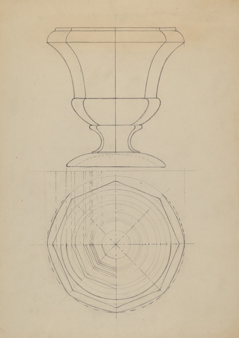 Albert Eyth - Compote (Blue Urn)