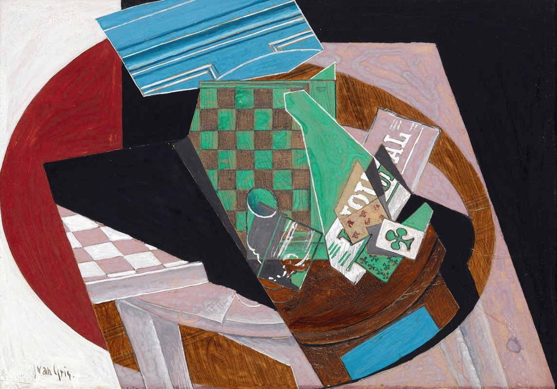 Juan Gris - Checkerboard and Playing Cards