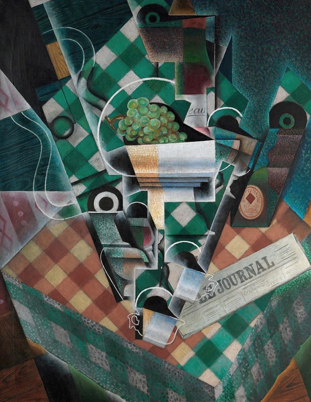 Juan Gris - Still Life with Checked Tablecloth