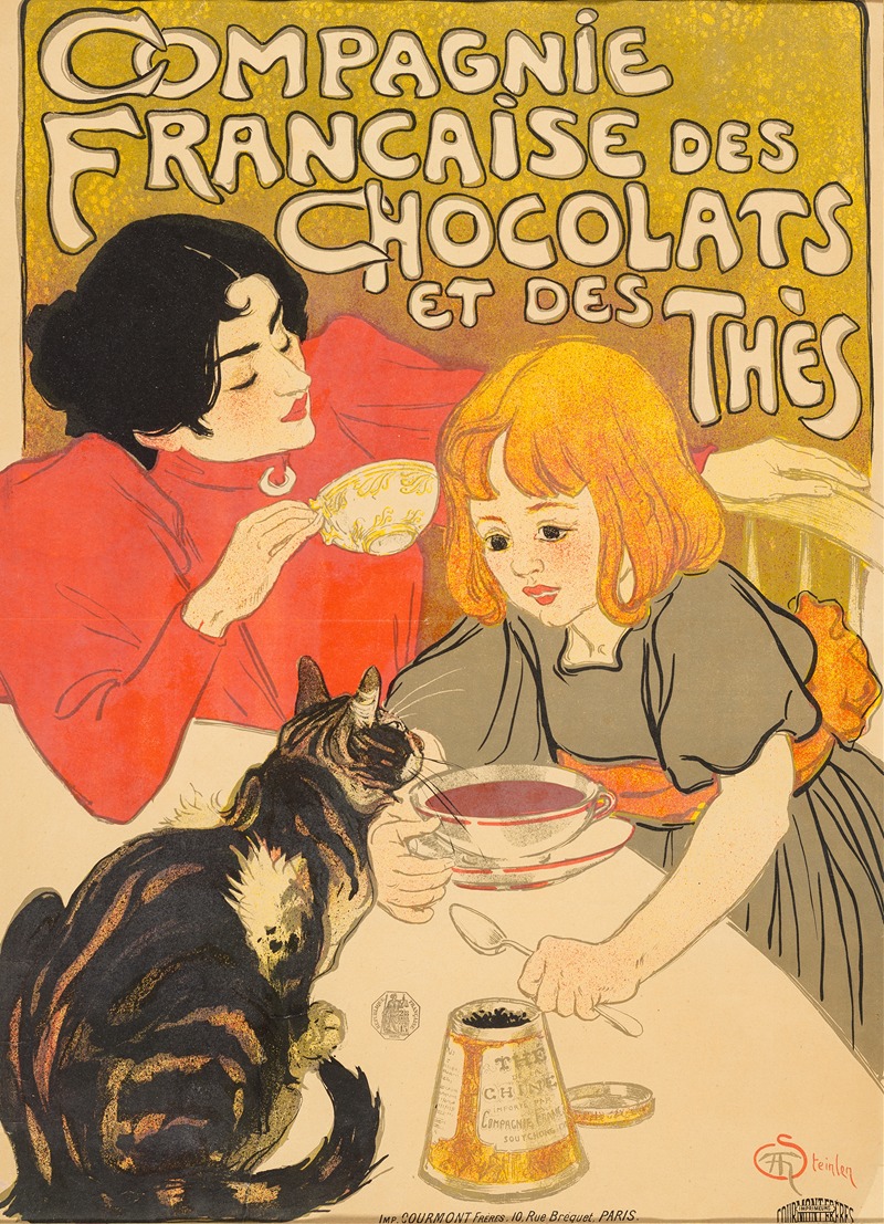 Théophile Alexandre Steinlen - Compagnie Française des Chocolats et des Thés
