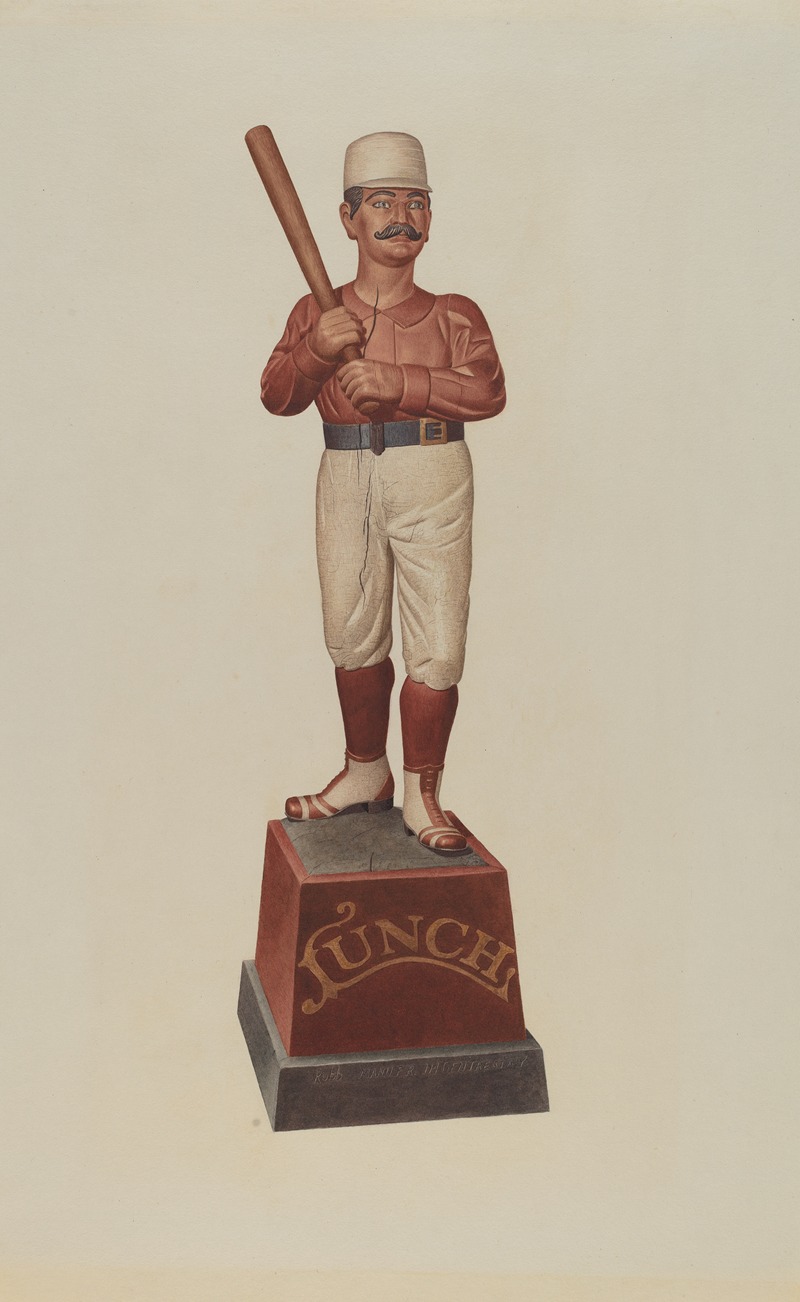 Albert Ryder - Cigar Store Figure – Ball Player