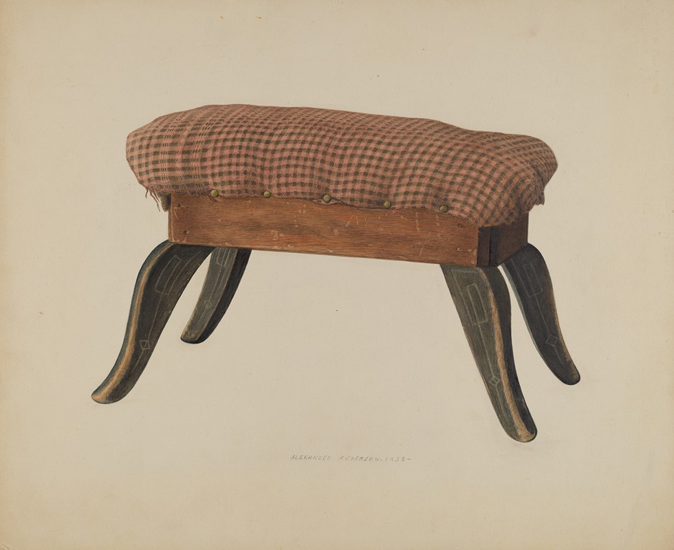 Alexander Anderson - Foot Stool