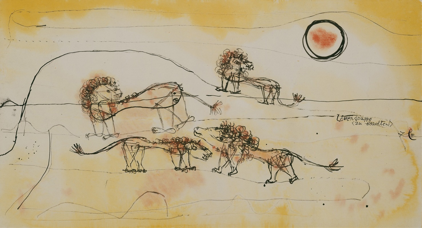 Paul Klee - A Pride of Lions (Take Note!)