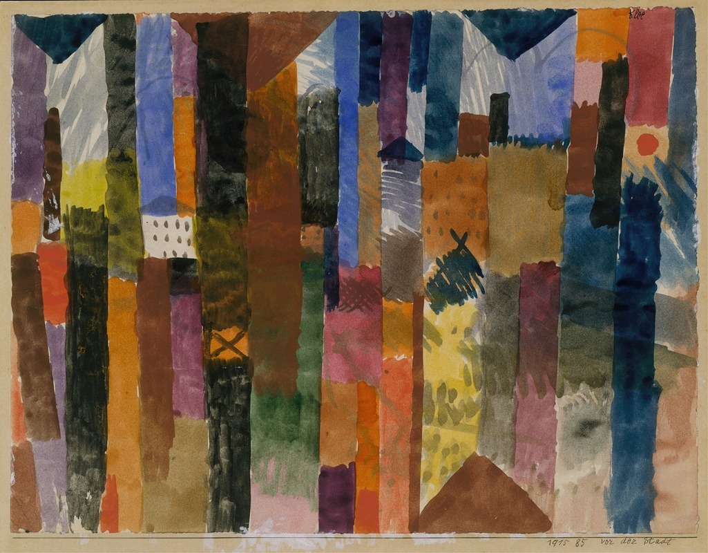Paul Klee - Before the Town