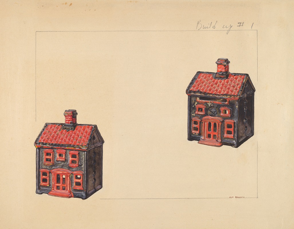 Alf Bruseth - House Coin Bank