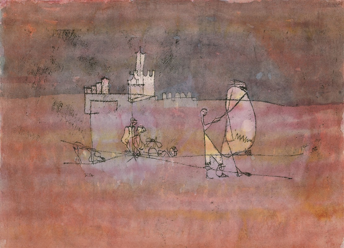 Paul Klee - Episode Before an Arab Town