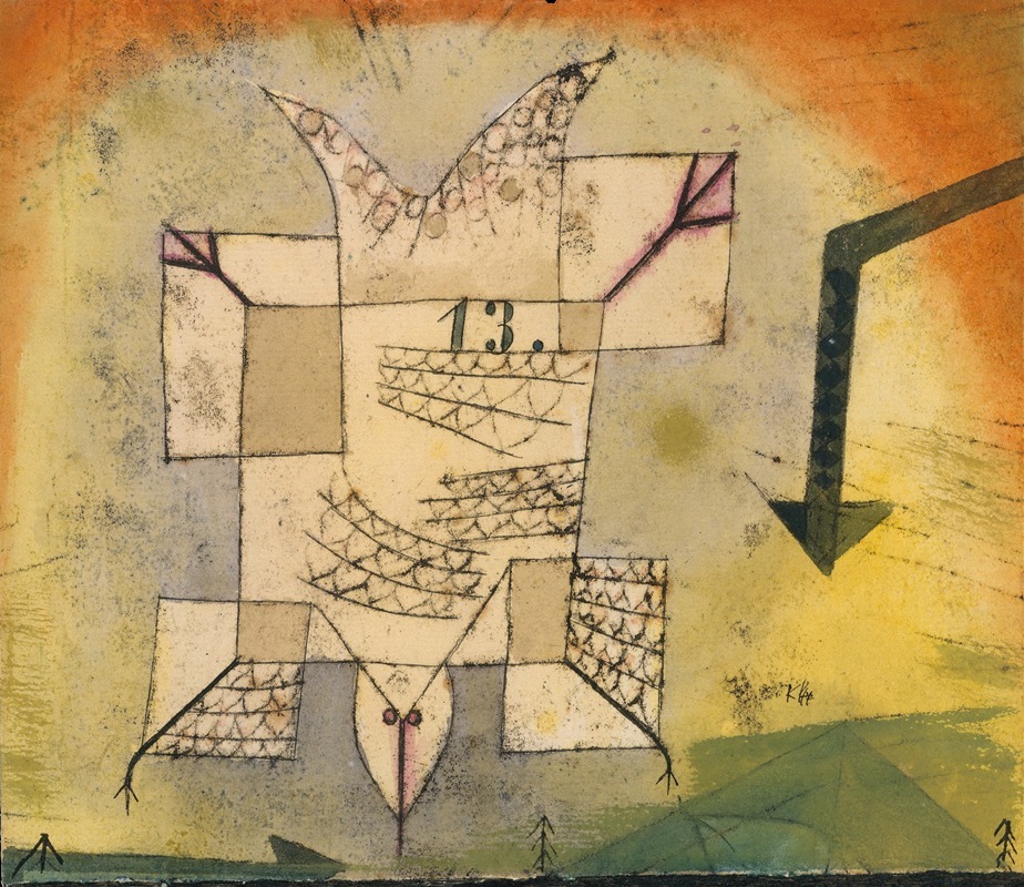 Paul Klee - Falling Bird