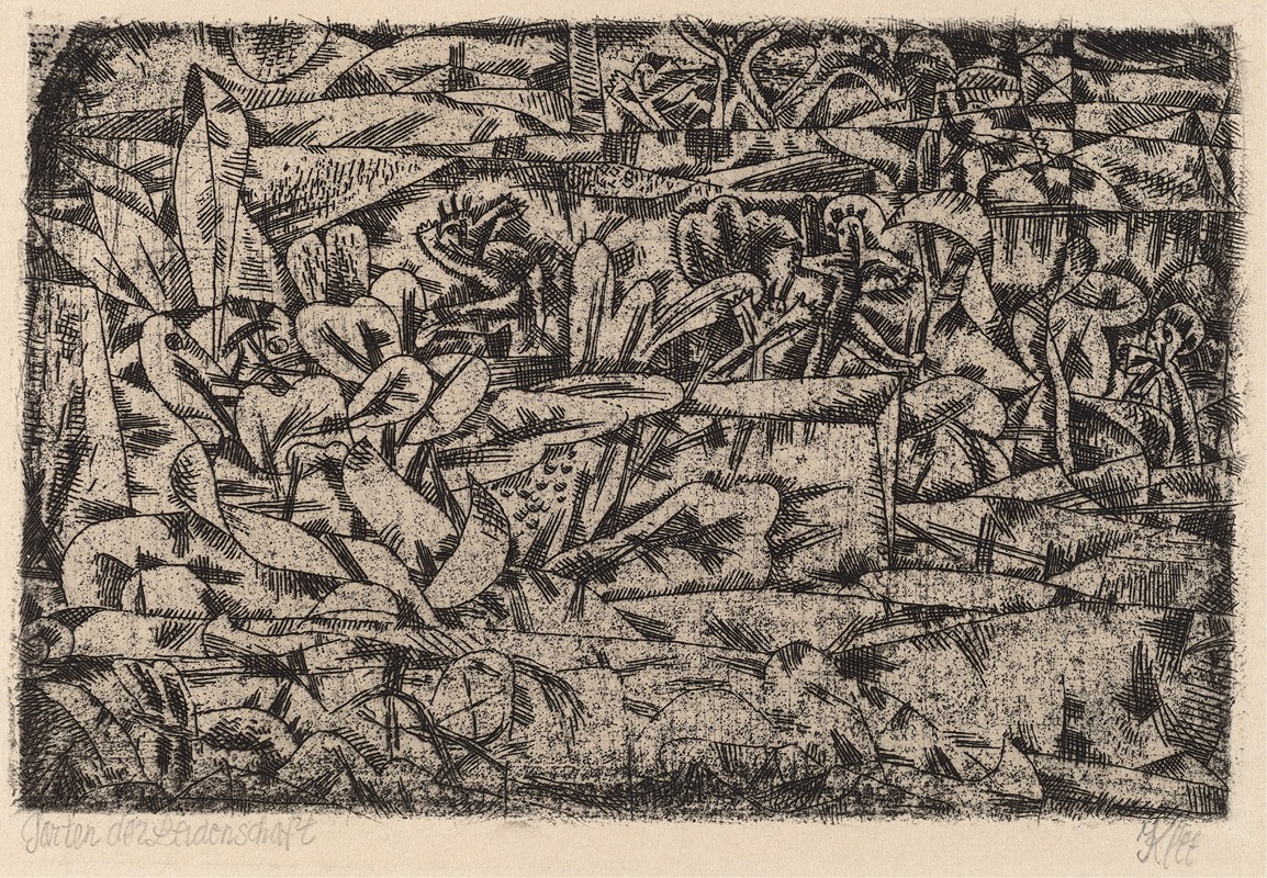 Paul Klee - Garden of Passion (Garten der Leidenschaft)