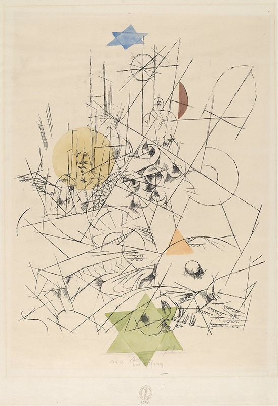 Paul Klee - Hope and Destruction (Zerstörung und Hoffnung)