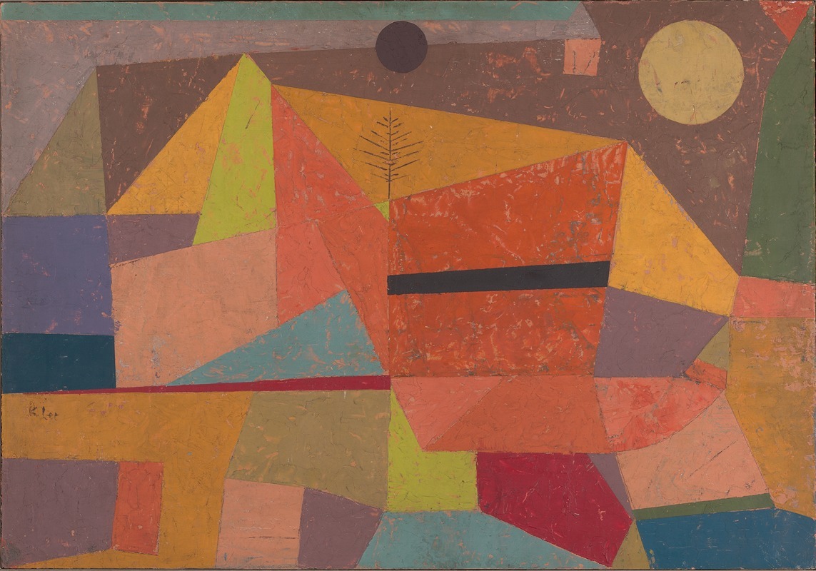 Paul Klee - Joyful Mountain Landscape