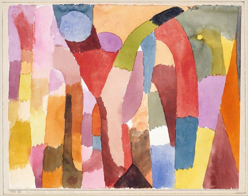 Paul Klee - Movement of Vaulted Chambers