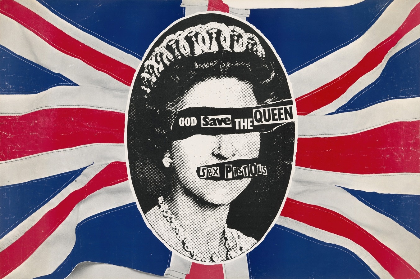 Sex Pistols, God Save the Queen by Jamie Reid - Artvee