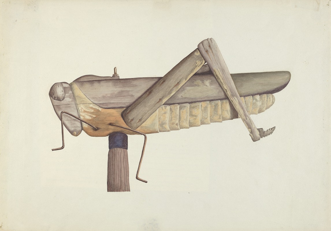 Alfred Denghausen - Grasshopper Weather Vane