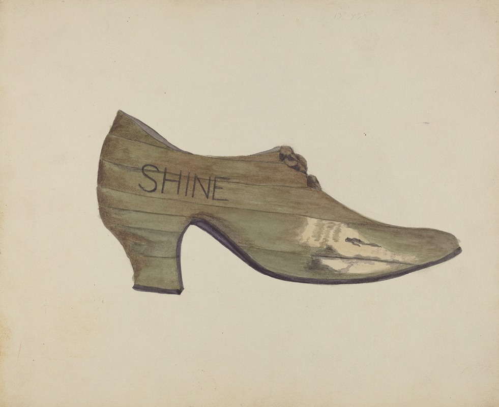 Alfred Denghausen - Shoe Shop Sign