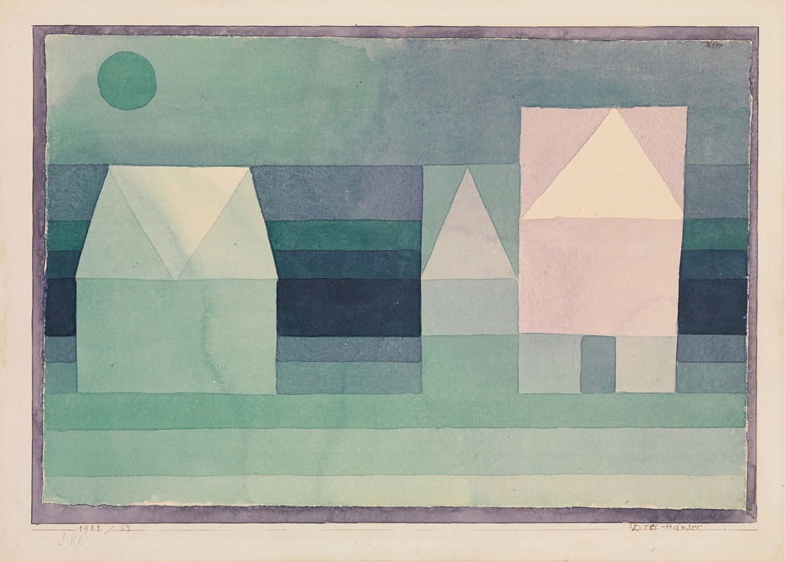 Paul Klee - Three Houses