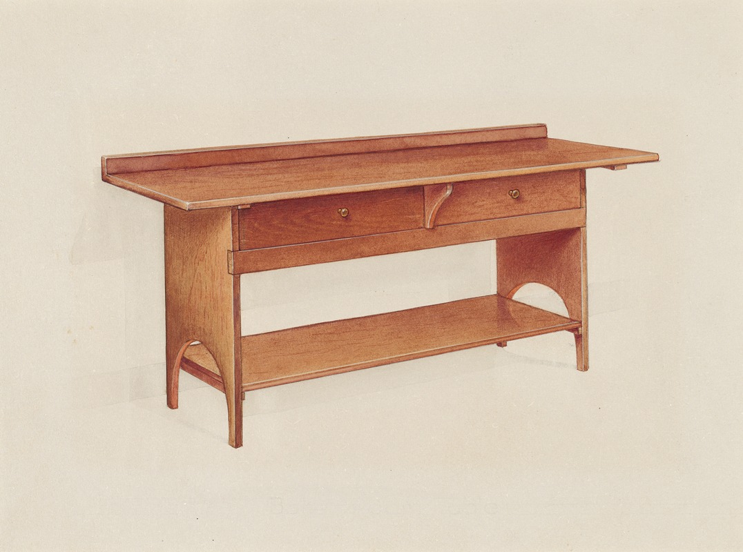 Alfred H. Smith - Bake Room Table