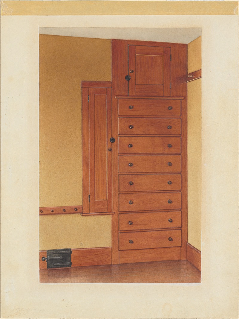 Alfred H. Smith - Built-in Cupboard and Drawers