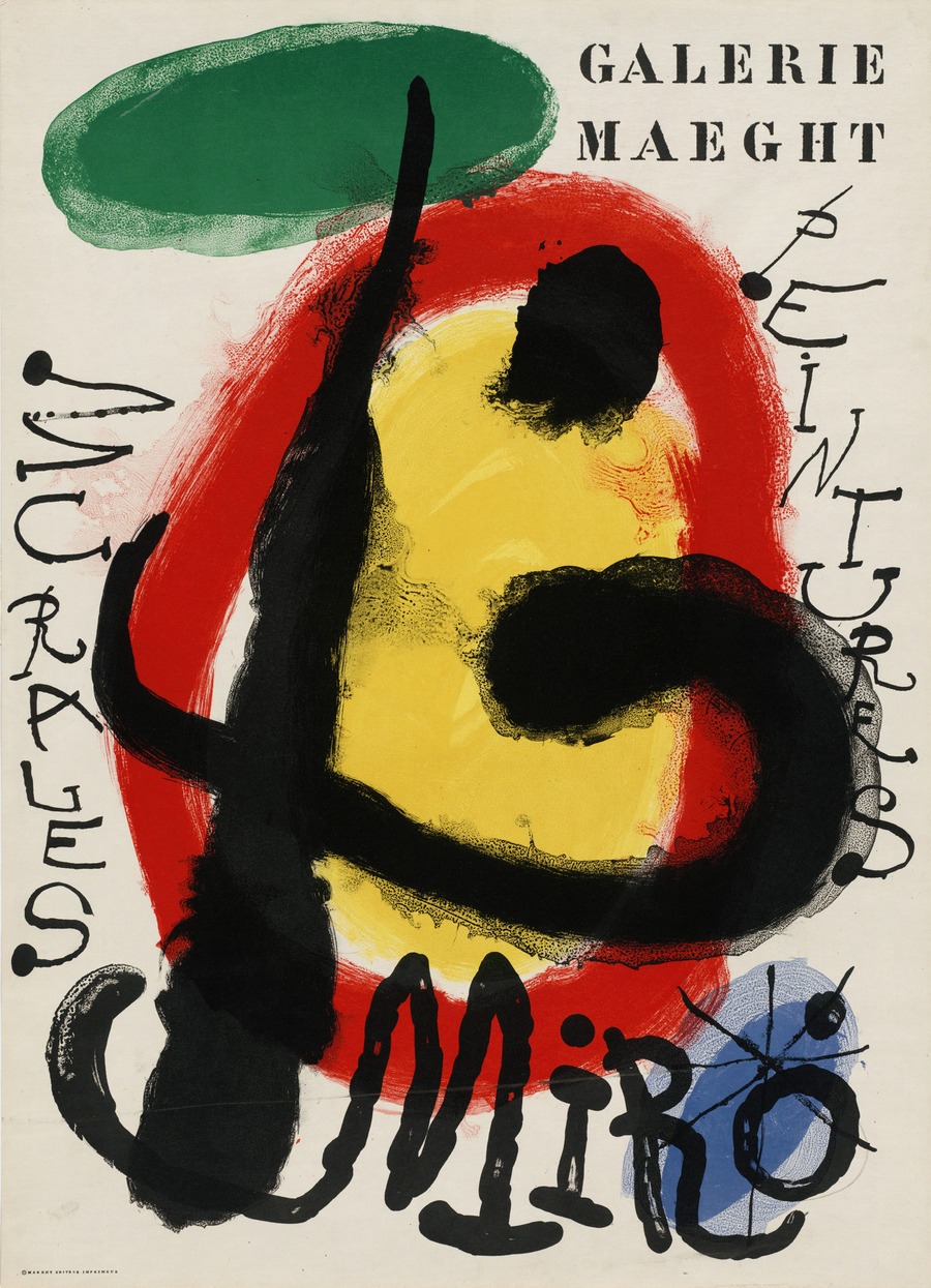 Joan Miró - Galerie Maeght, Peintures, Murales, Miró