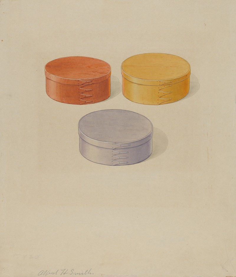 Alfred H. Smith - Oval Boxes
