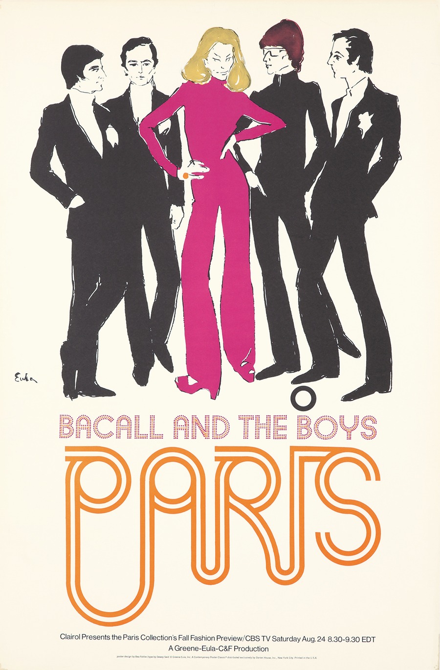 Joe Eula - Bacall and the Boys ; Paris
